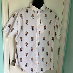 Denim & Flower U.S.A. Teddy bear shirt NWT